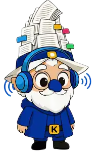 Kobalto, the guardian of narrated pages
